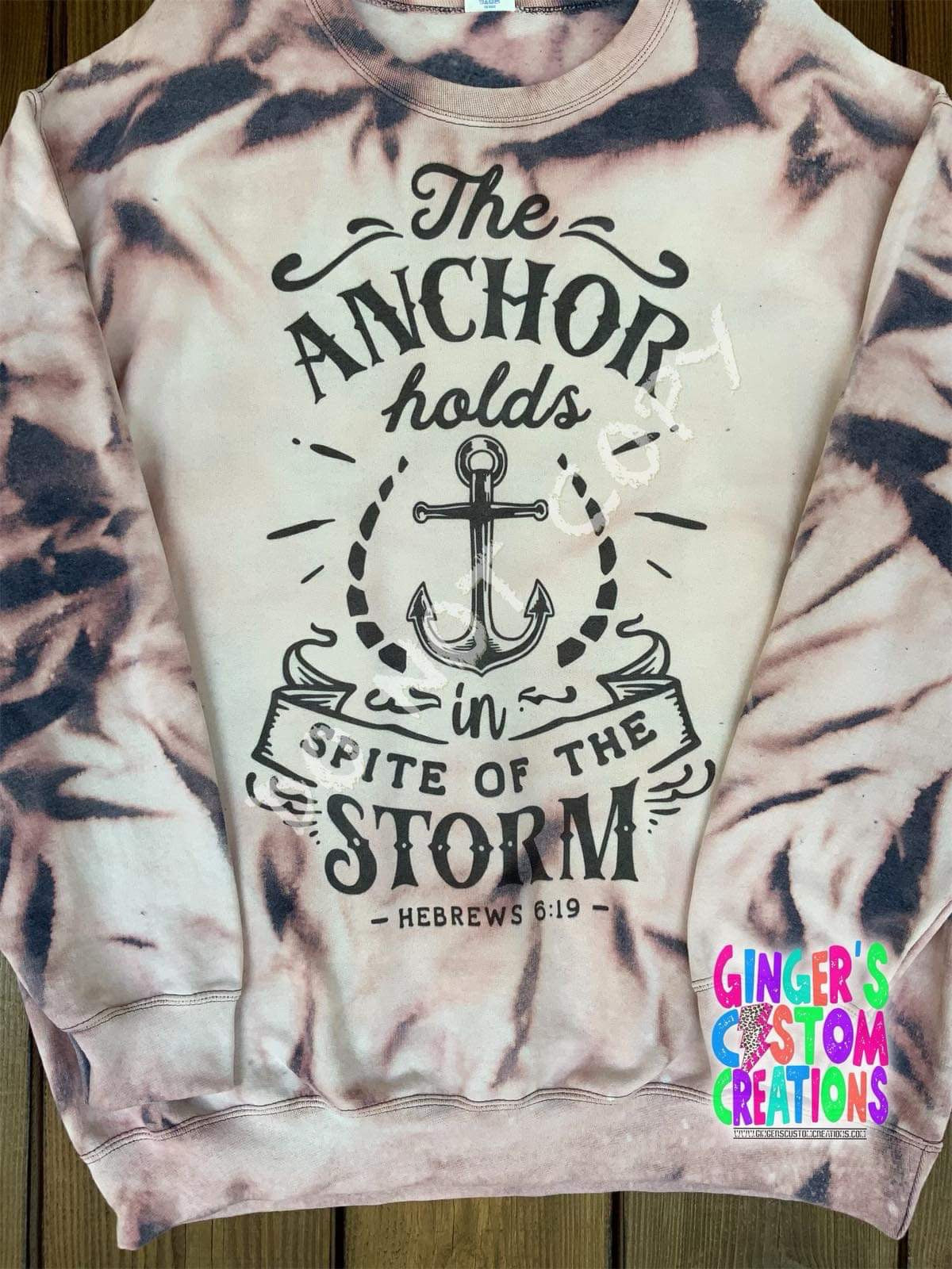 THE ANCHOR HOLDS IN SPITE OF THE STORM REVERSE BLEACH CREW
