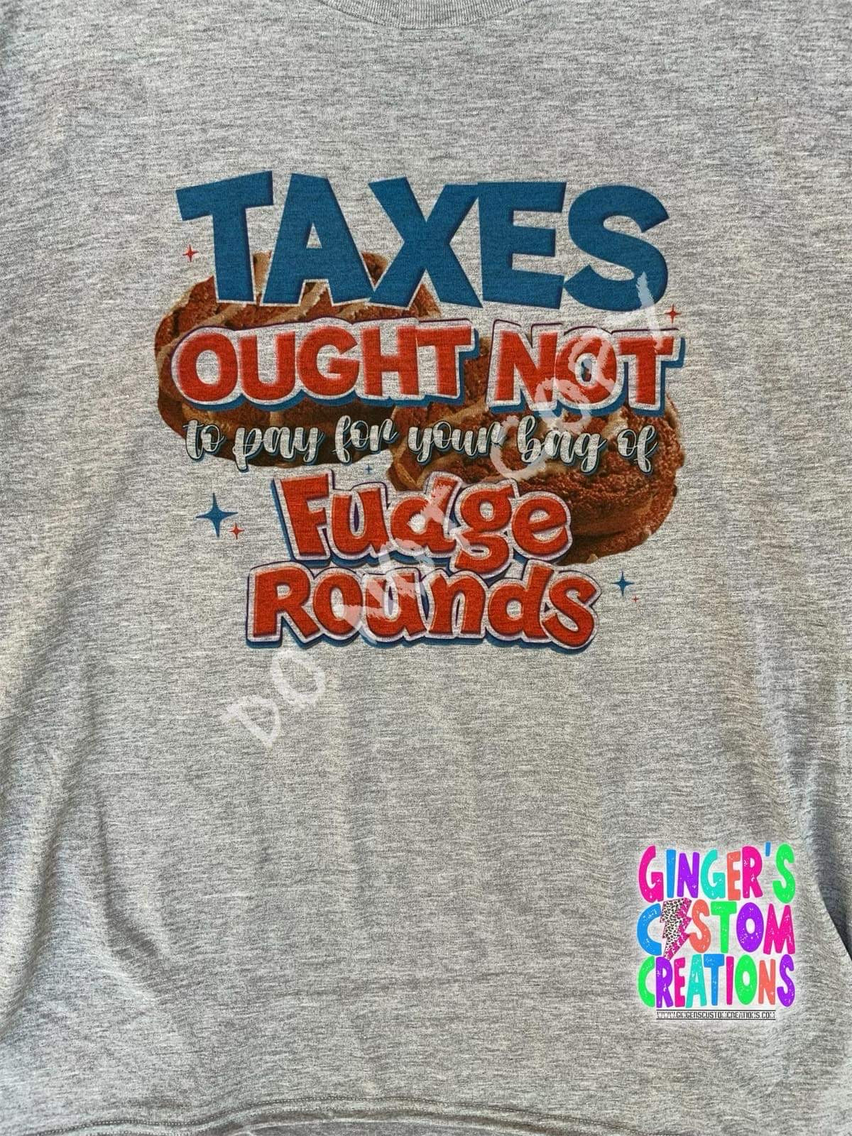 TAXES OUGHT NOT TO PAY FOR YOUR BAG - BLEACHED SHIRT