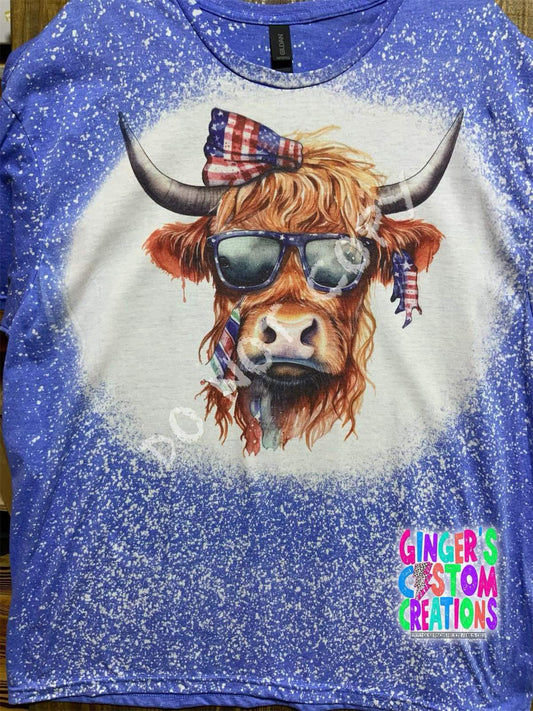 AMERICAN COW - BLEACHED SHIRT