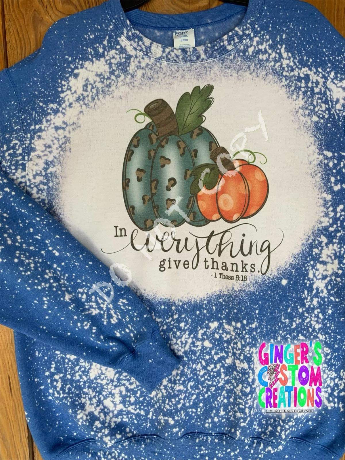 IN EVERYTHING GIVE THANKS CREWNECK