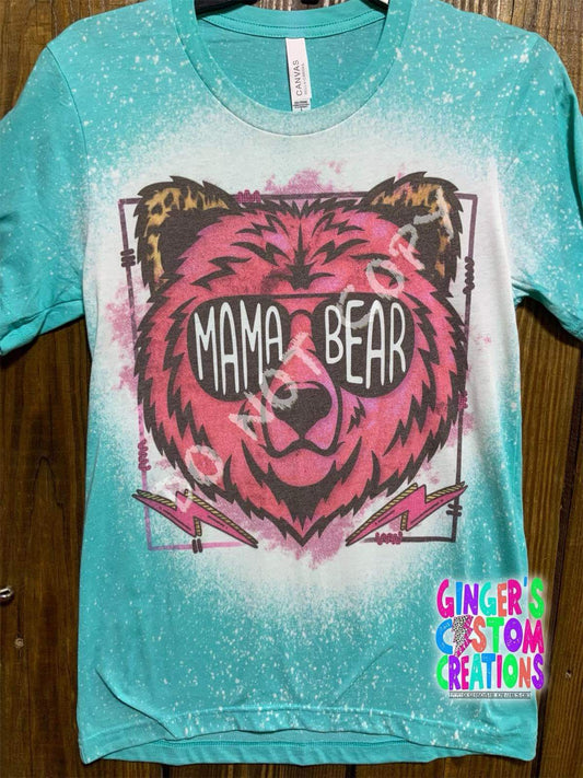 MAMA BEAR - BLEACHED SHIRT
