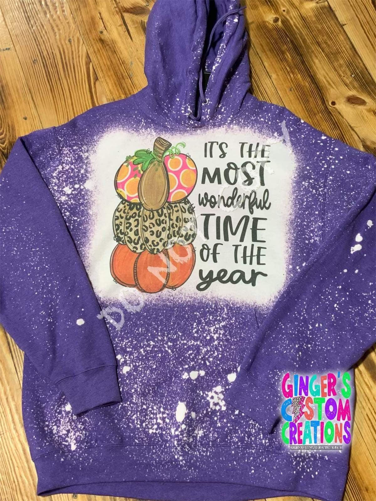 ITS THE MOST WONDERFUL TIME OF THE YEAR PURPLE HOODIE