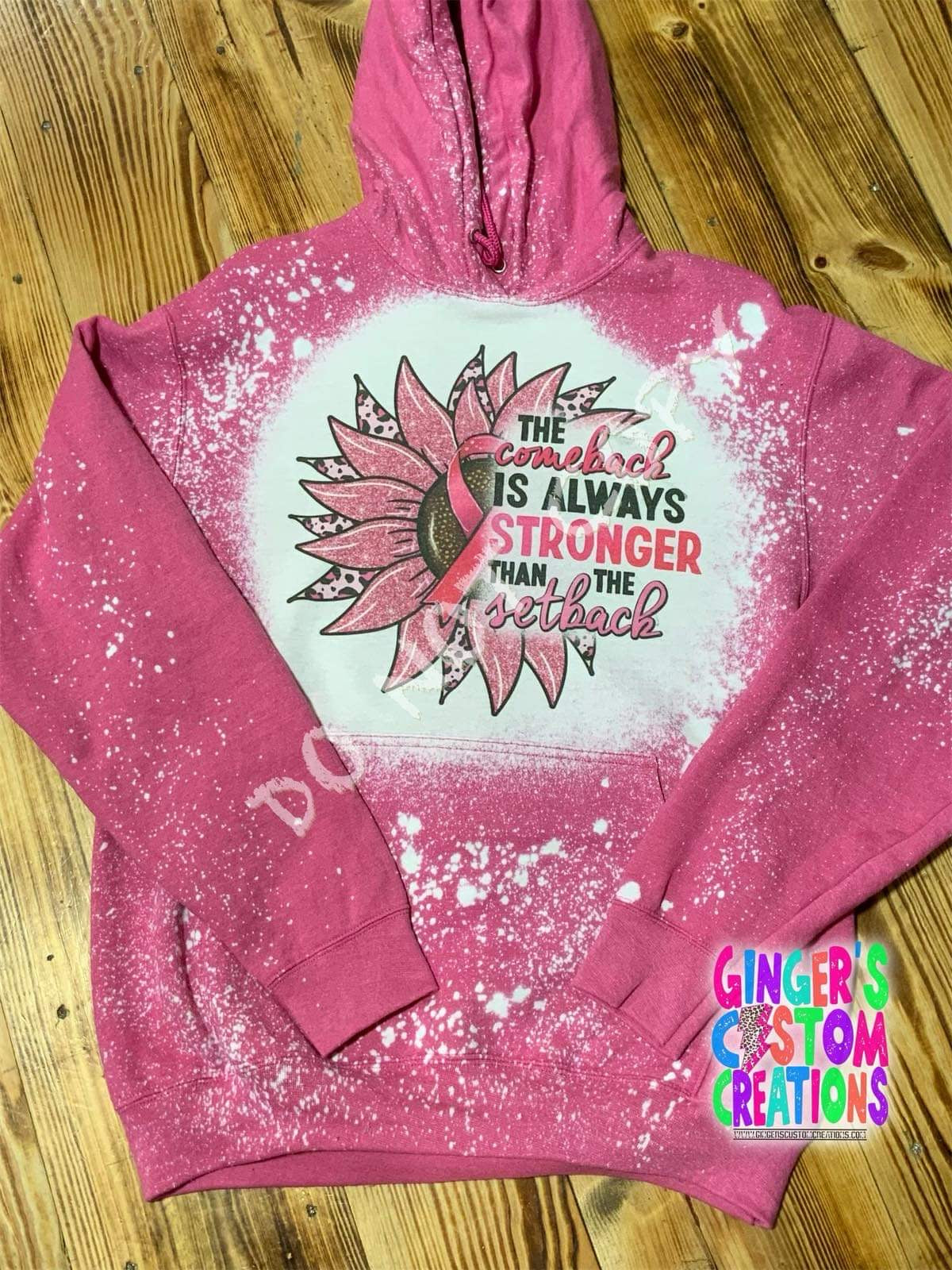THE COMEBACK ISNALWAYS STRONGER THAN THE SETBACK HOODIE