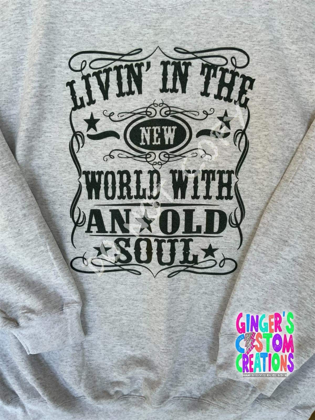 living in the new world CREWNECK