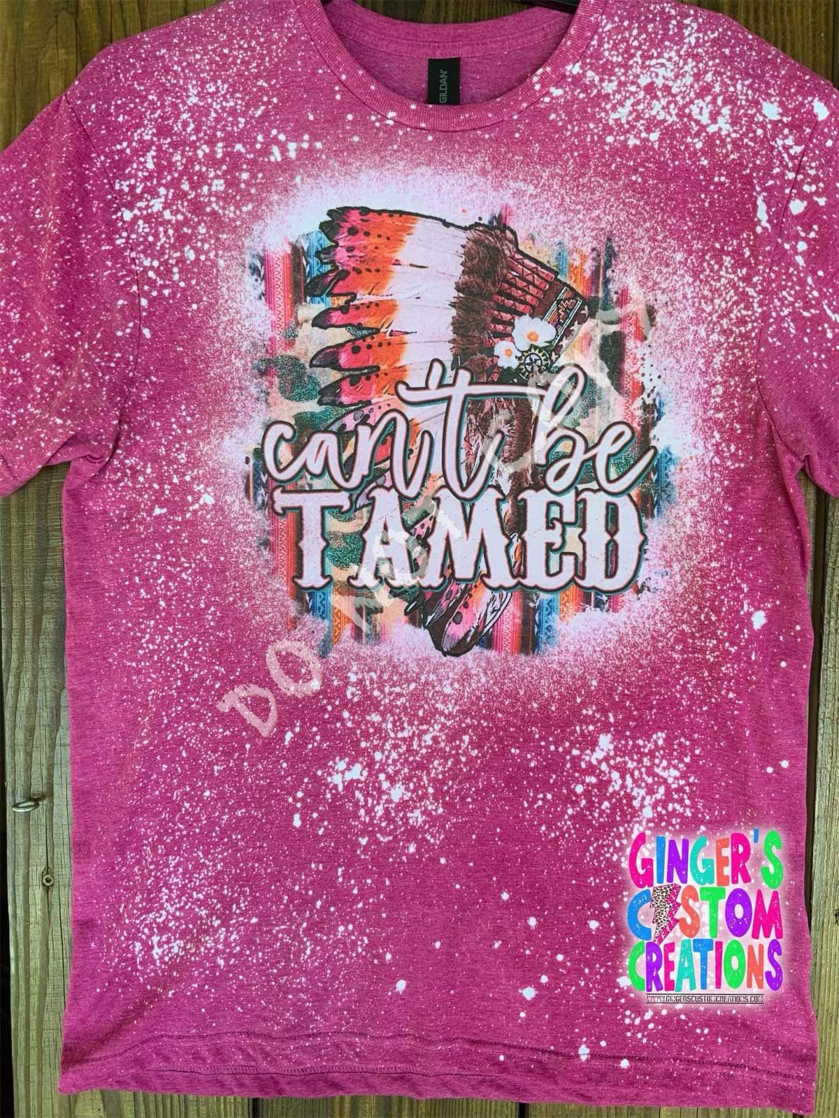 Can’t be tamed - BLEACHED TSHIRT