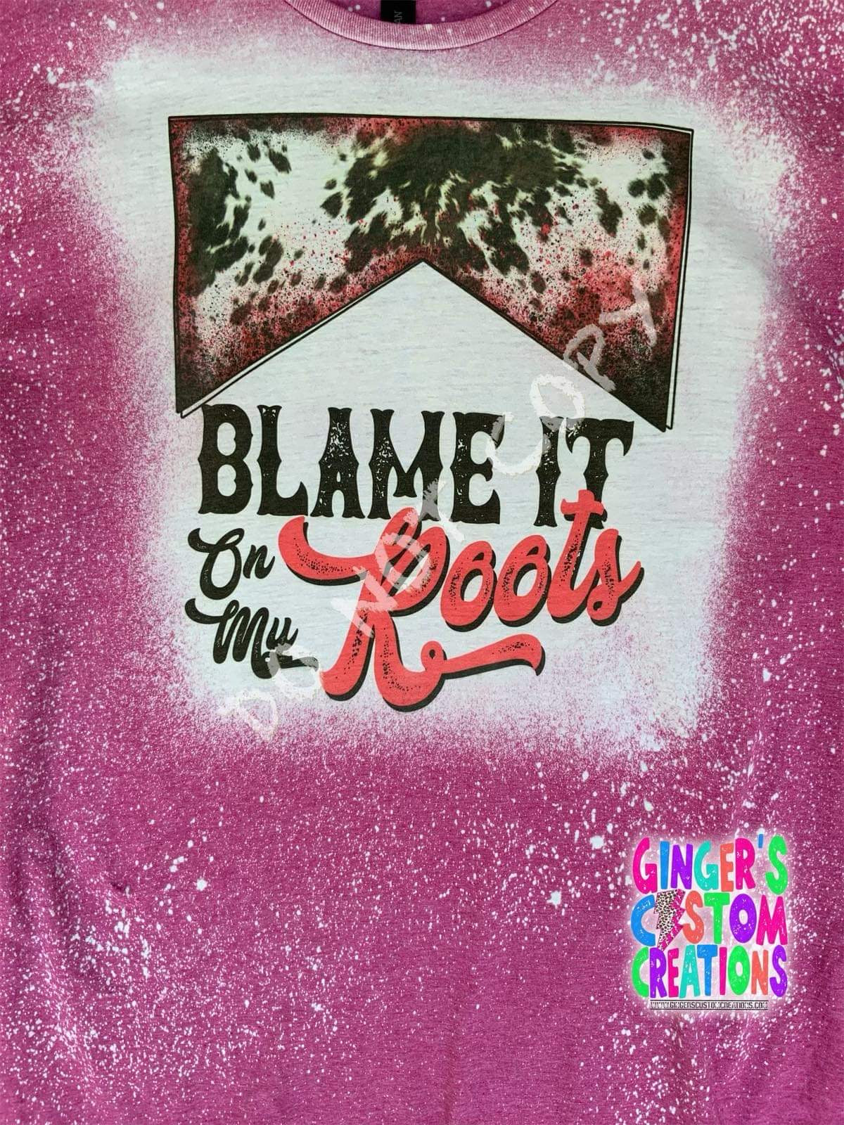 BLAME IT ALL - BLEACHED SHIRT