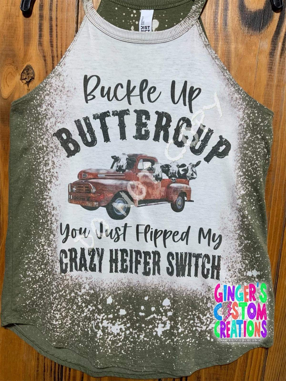 Buckle up buttercup TANK TOP