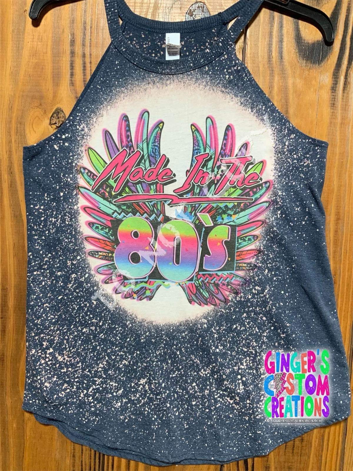 Made in the 80’s BLEACHED TANK TOP