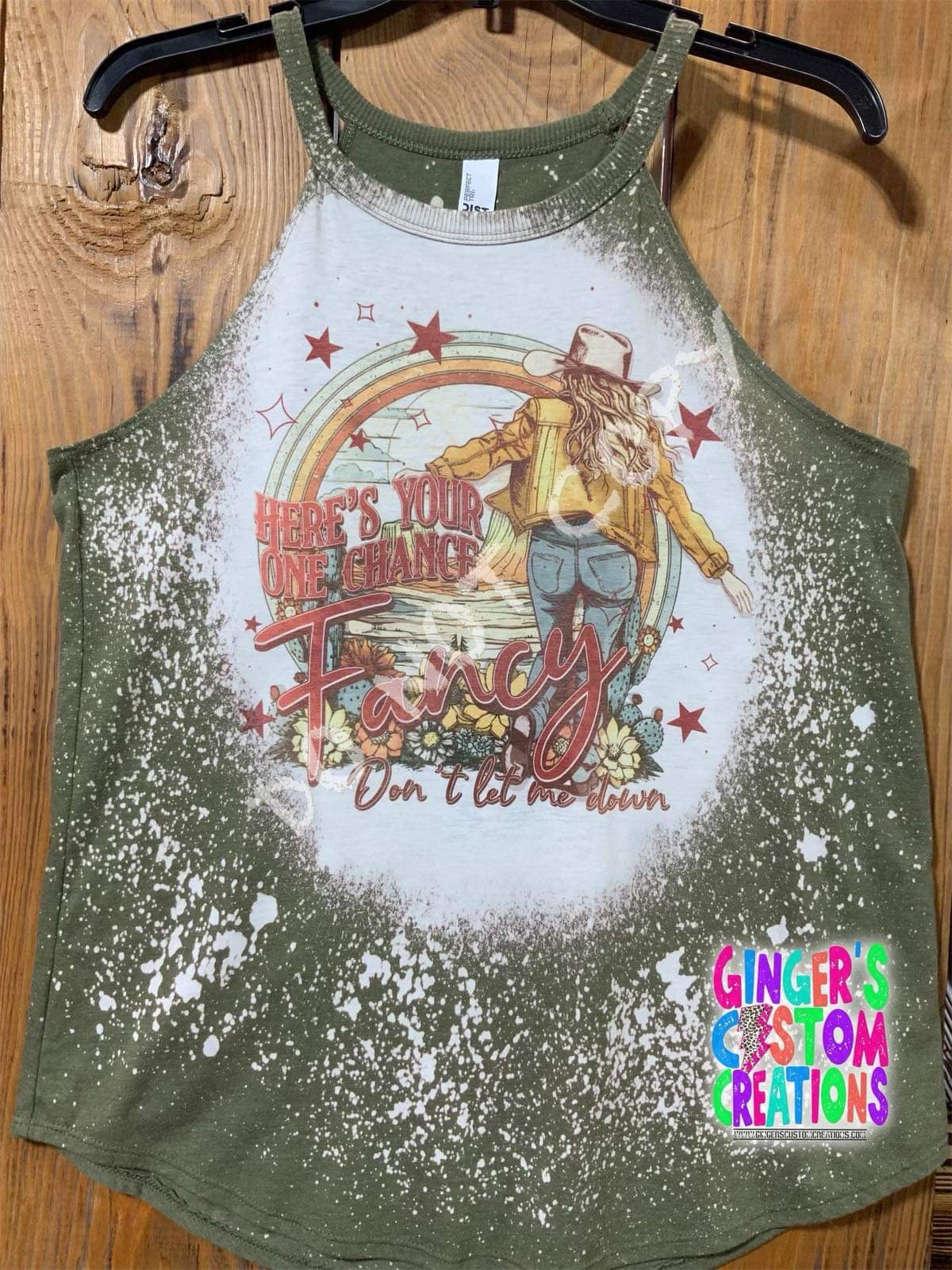 Here’s your one chance BLEACHED TANK TOP